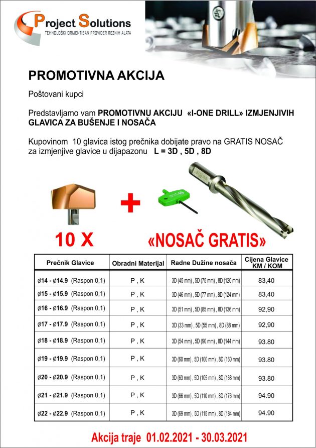 AKCIJA I-ONE DRILL GLAVICA 1